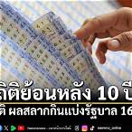 รางวัลสลากกินแบ่งรัฐบาลย้อนหลัง
